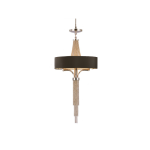 Lanesborough Chandelier with Black Shade Small
