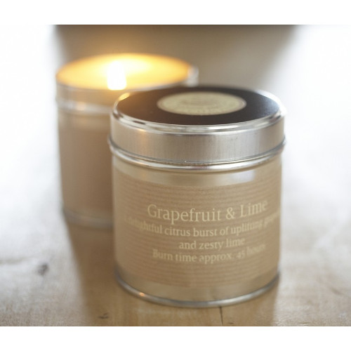 St Eval "GRAPEFRUIT & LIME" Scented Candle in a Tin 