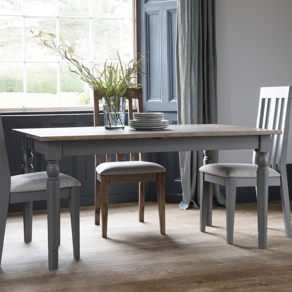 Hambleden Rectangular Dining Table – Grey | Respire Living