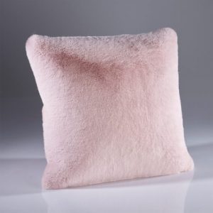 Super Soft Faux Fur Cushion Pink