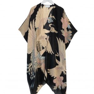 OS Wool Throwover - Crane Black