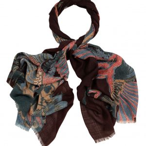 OS Scarf - Crane Plum