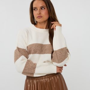 Sweater Stripe - Winter White