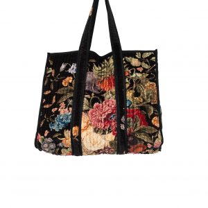 OS Velvet Bag - Primula Black
