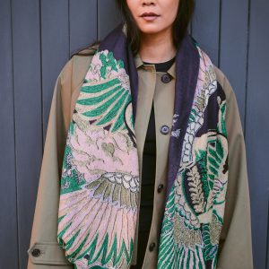 OS Scarf - Crane Emerald