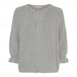 Liliana Knit Cardy - Light Grey