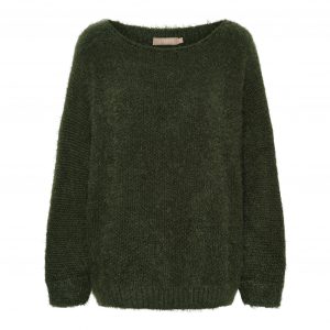 Fluffy Knit - Military