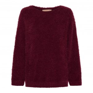 Fluffy Knit - Wine