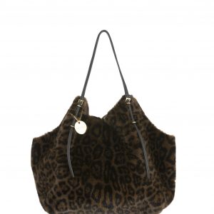 Faux Fur Bag Leopard