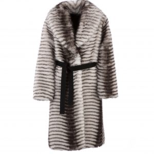 Faux Fur Coat - Snow Fox