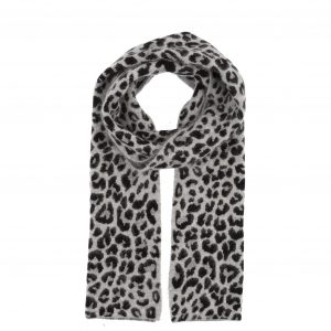 Scarf – Grey Leopard