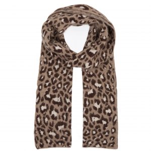 Scarf - Brown Leopard