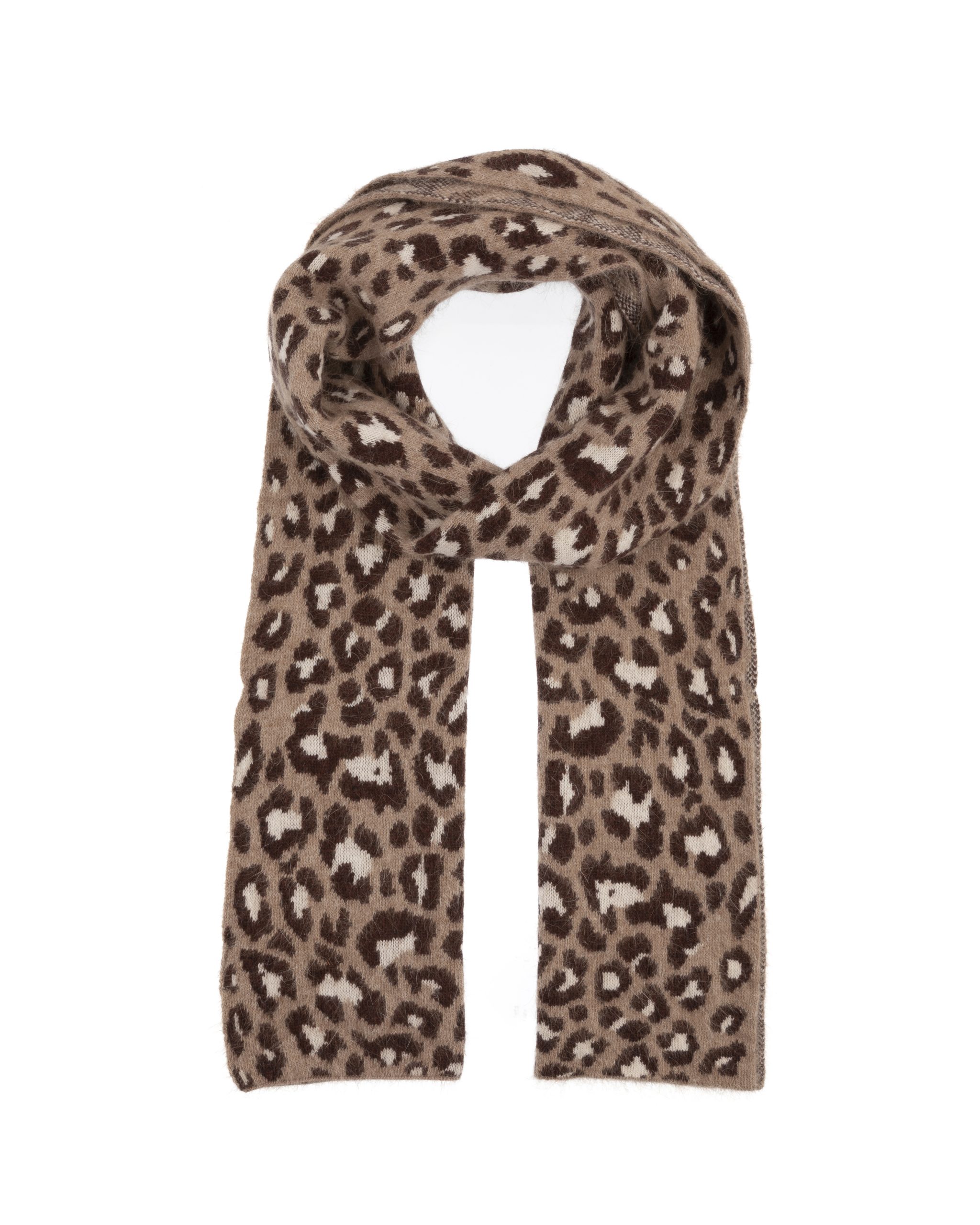 Scarf - Brown Leopard