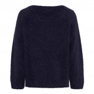 Fluffy Knit - Navy