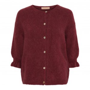 Liliana Knit Cardy - Burgundy