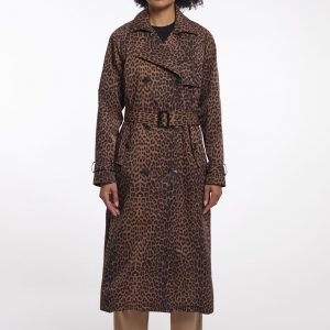 R&P Era Trench Coat – Leopard