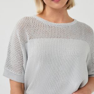 Sweater – Silver Batwing