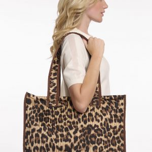Quilted Tote Bag – Leopard