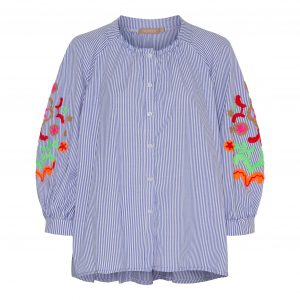 Bellamy Blue Pinstripe Shirt