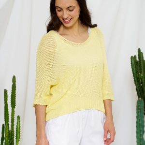 Mesh Knit – Lemon