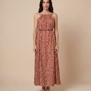 Dina Grecian Dress – Animal