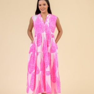 Geisha Neon Pink Dress