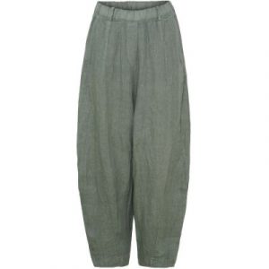 Capri Barrel Leg Trousers - Military