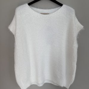 Fluffy Tank – Off White