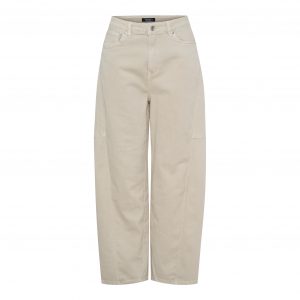 Paris Barrel Leg Jeans - Camel
