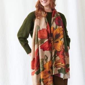 OS Scarf – Nasturtium Fawn