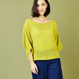 Flora Jumper – Chartreuse